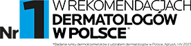 nr 1 w rekomendacjach dermatologów w Polsce