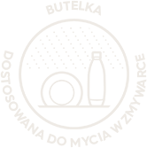 Butelka dostosowana do mycia w zmywarce